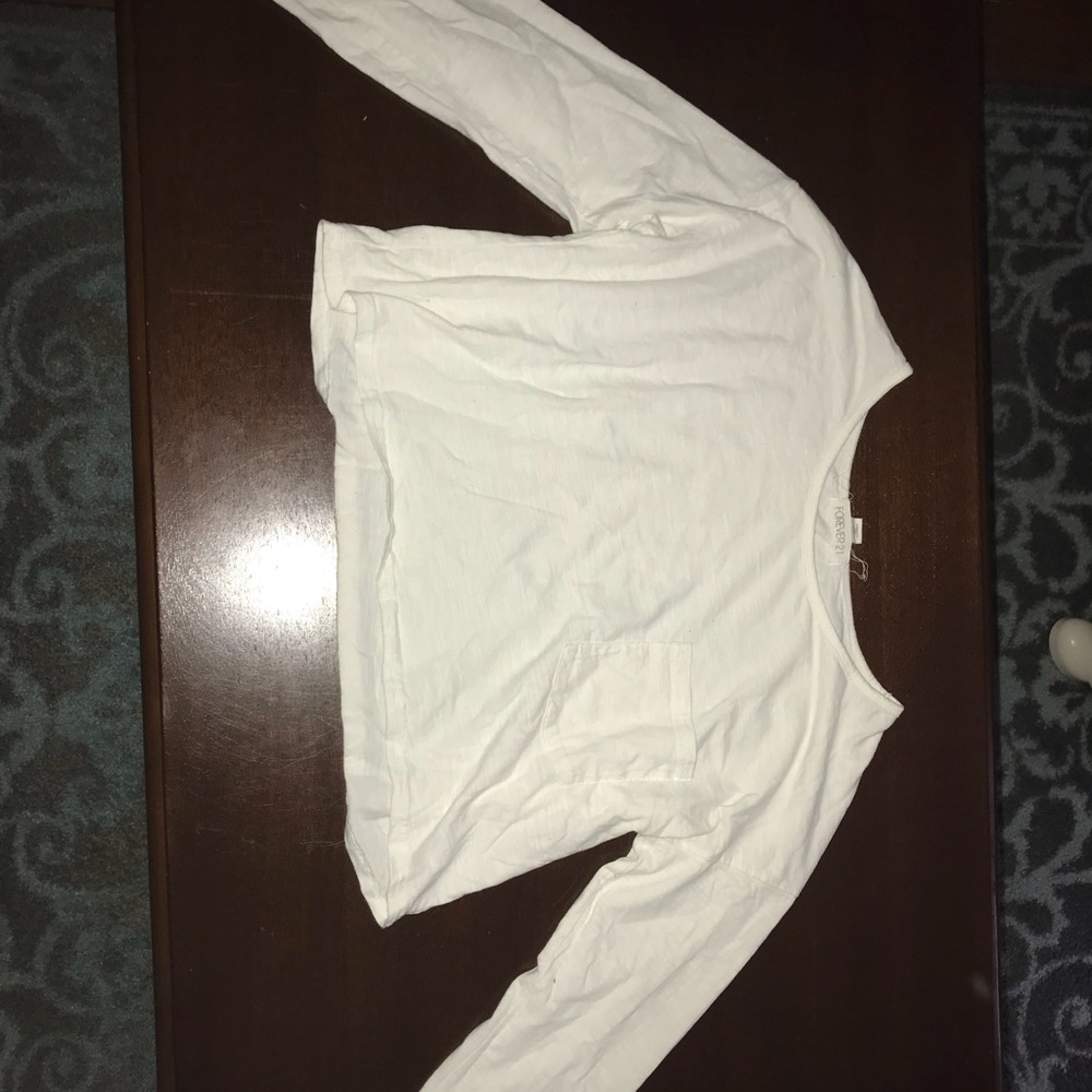 Long sleeve crop top